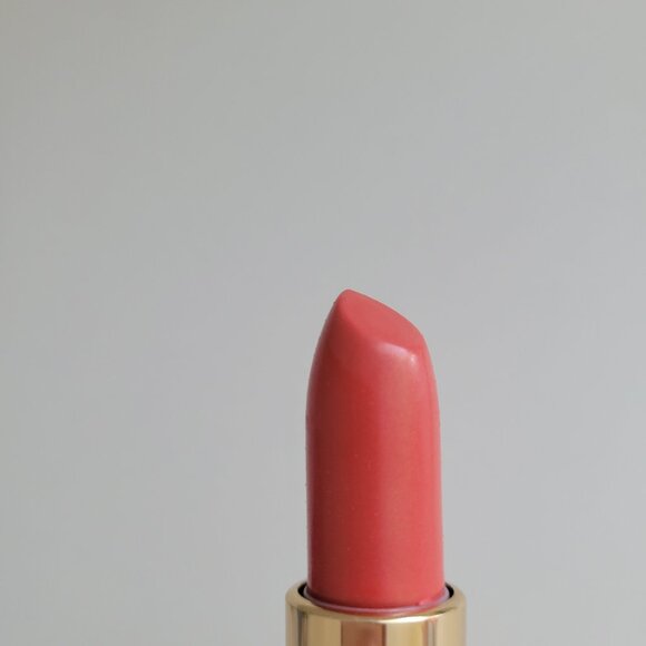 Estee Lauder All Day Lipstick BLUSHING ROSE Navy Blue Ribbed Tube Full Size - Picture 4 of 5
